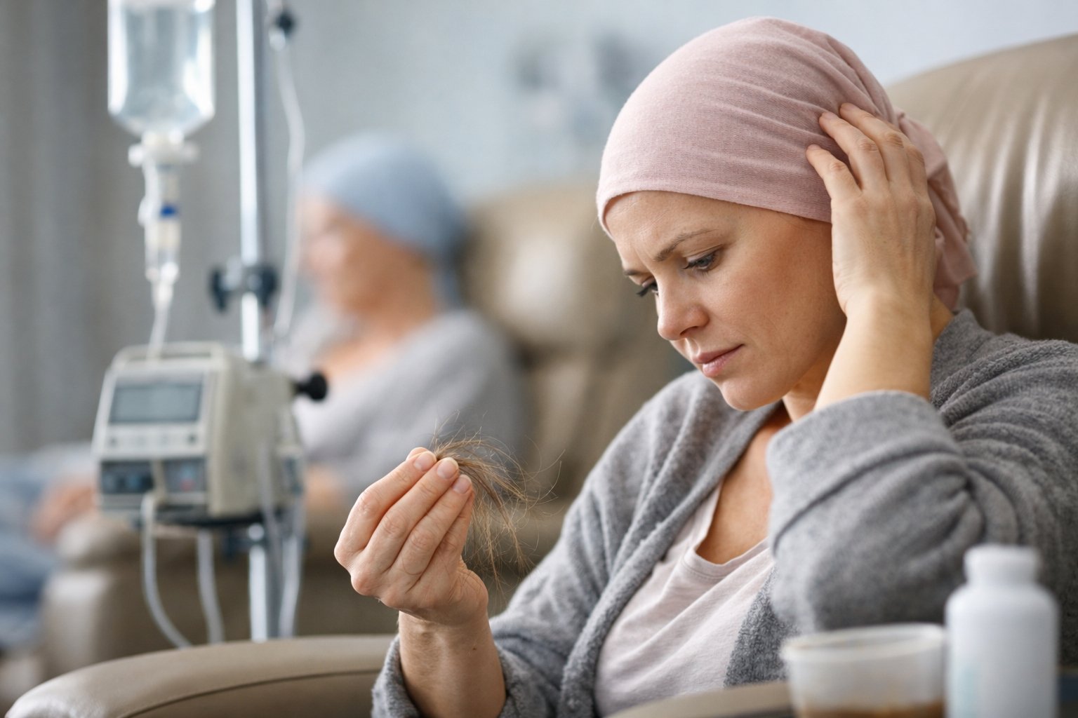 A las cuantas quimioterapias se cae el cabello