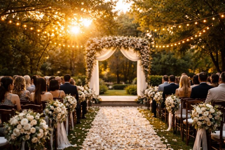 A qué hora empieza una boda de tarde