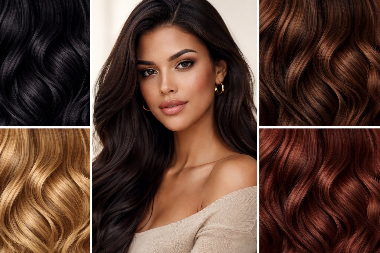 A una morena qué color de cabello le queda