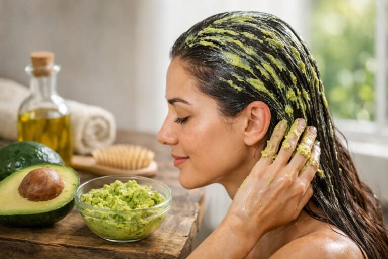 Cómo aplicar aguacate en el cabello