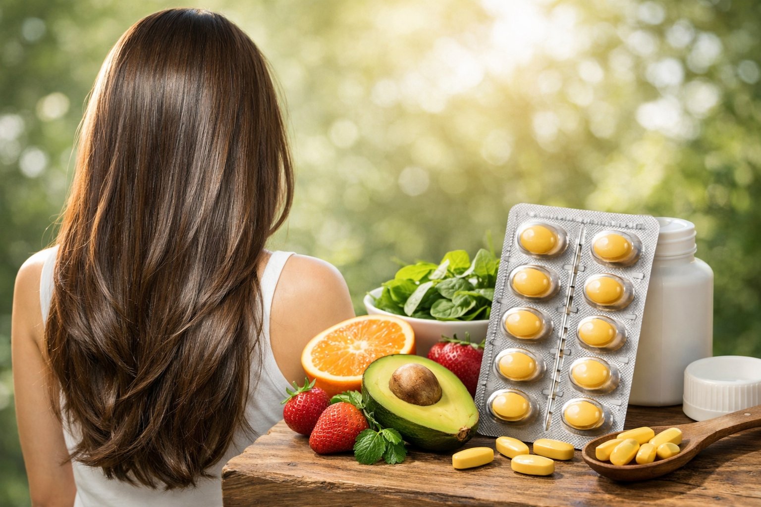 Con el ácido fólico crece el cabello