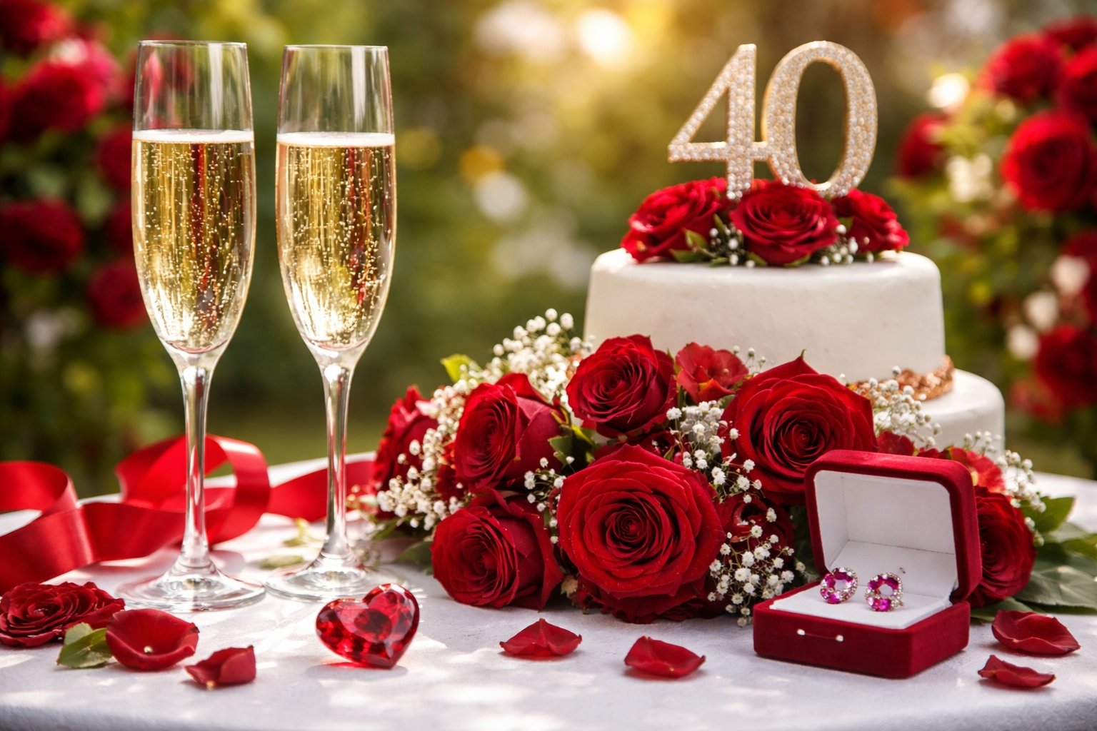 Cuándo se celebran las bodas de rubí