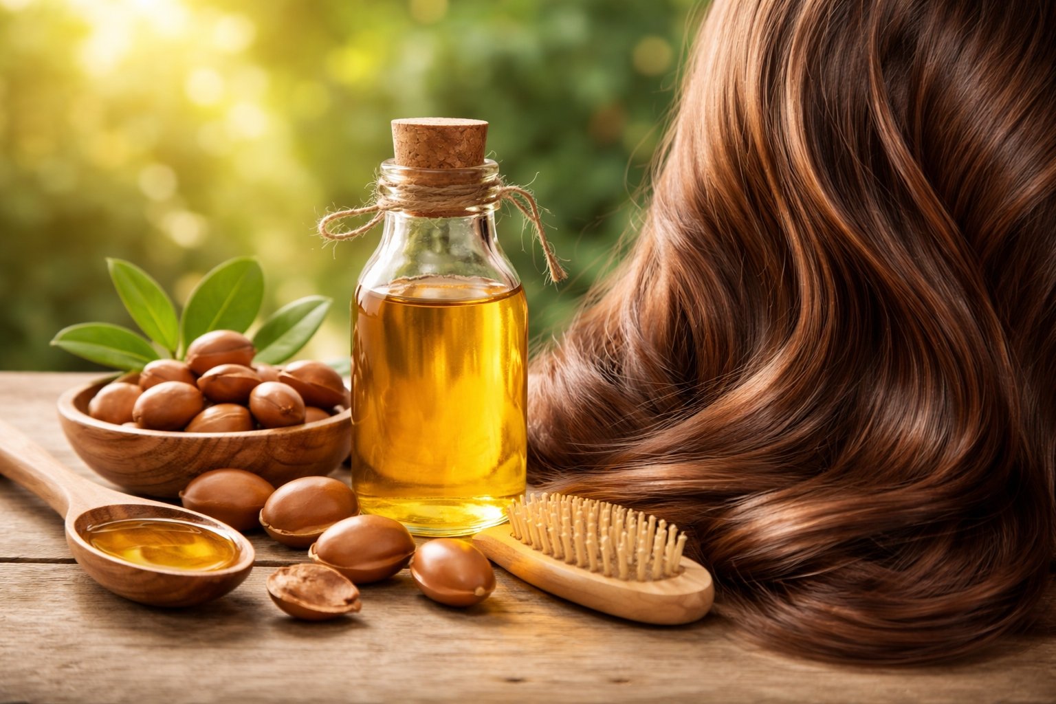 Es bueno el aceite de argán para el cabello
