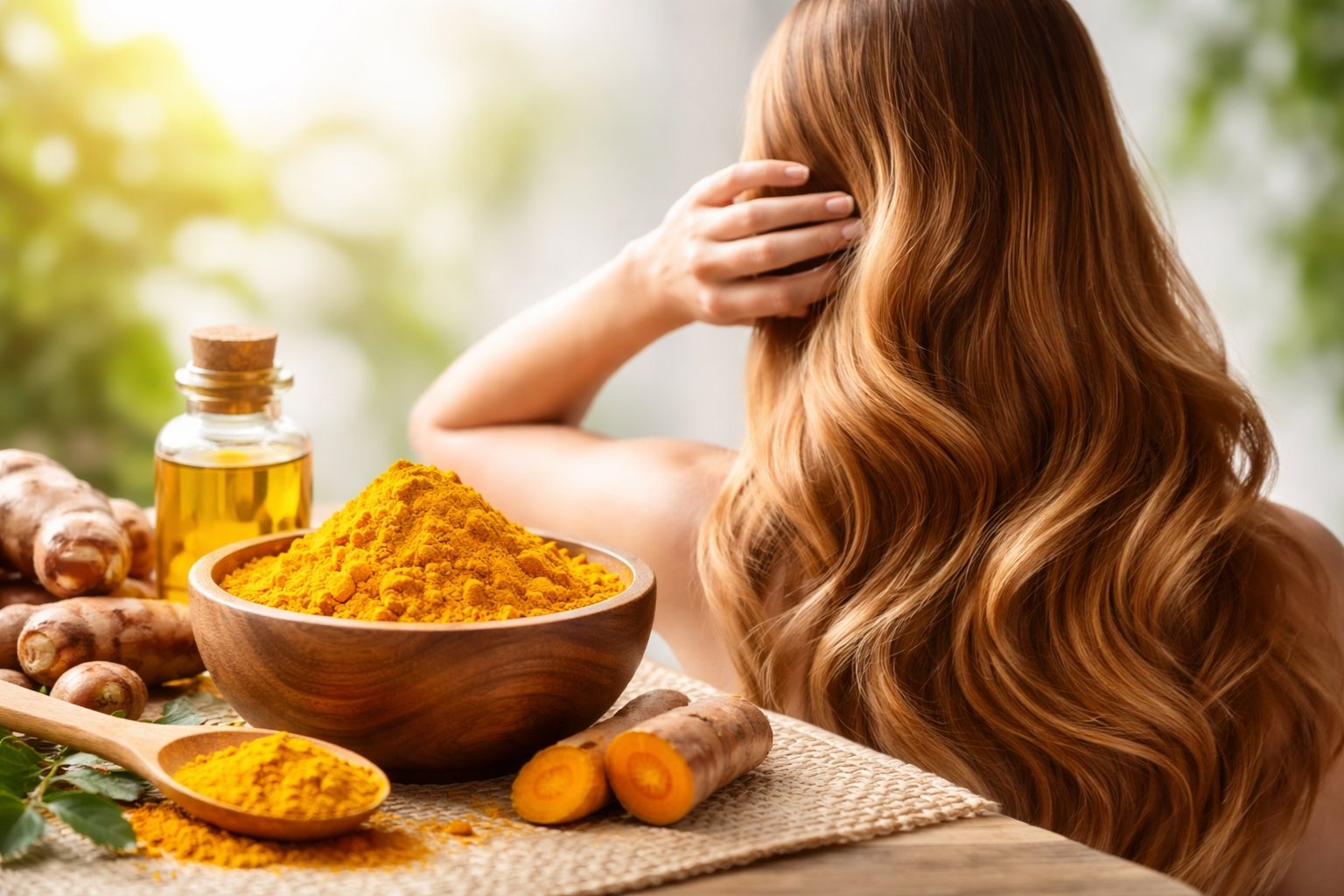 Para qué sirve la cúrcuma en el cabello