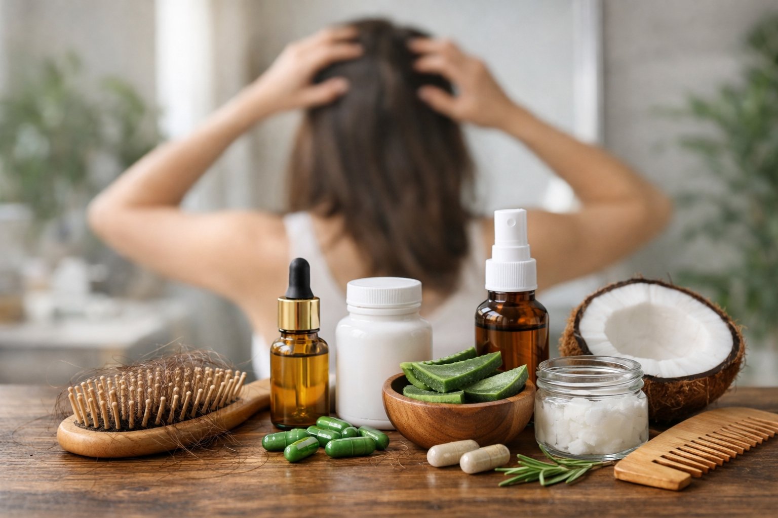 Qué es bueno para la caída del cabello