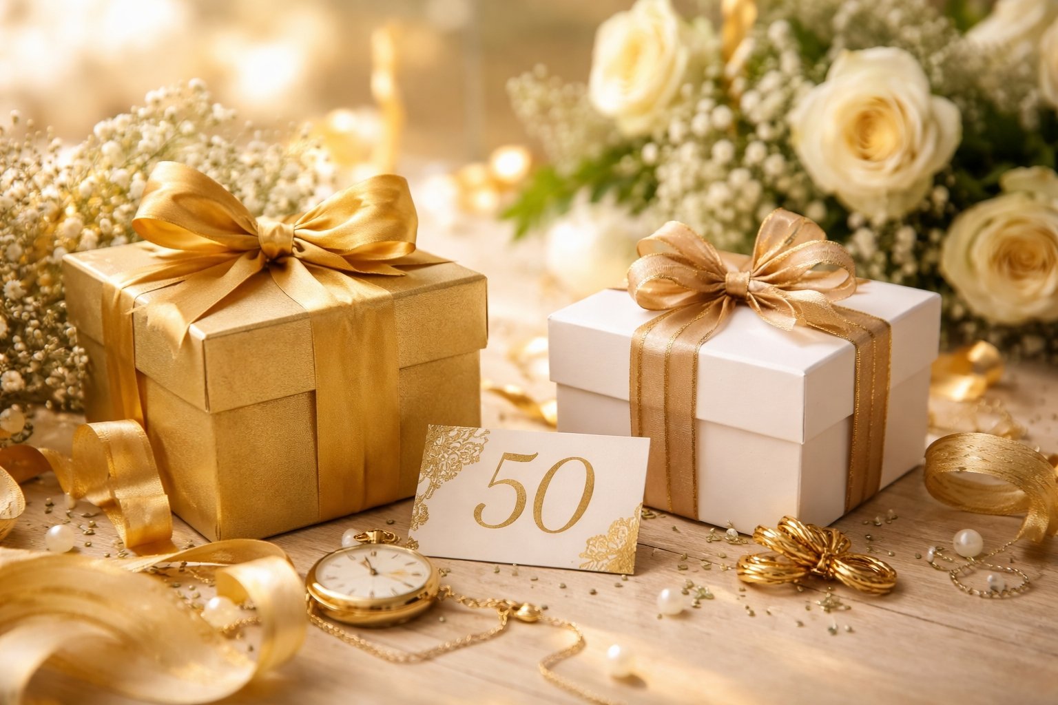 Qué regalar en unas bodas de oro